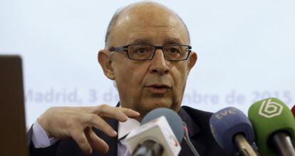 El ministro de Hacienda, Cristóbal Montoro.