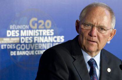 El ministro alemán de Finanzas, Wolfgang Schauble.