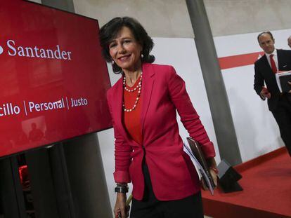 La presidenta del Santander, Ana Patricia Bot&iacute;n.