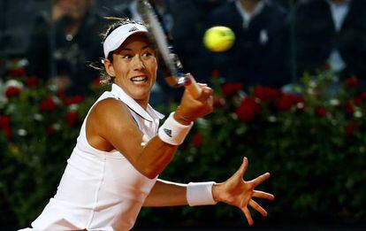 Muguruza, durante el partido contra Venus Williams.