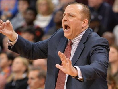 Tom Thibodeau, entrenador de los Bulls.