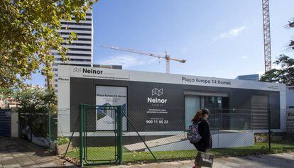 Promoción de viviendas de Neinor en L'Hospitalet.