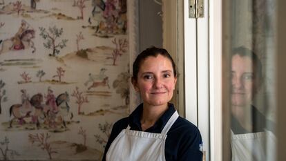 La chef mexicana Elena Reygadas posa en el restaurante Rosetta de Ciudad de México.