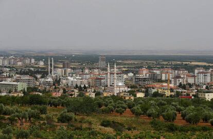 Vista de la ciudad de Kilis (sureste de Turqu&iacute;a), en la frontera con Siria.