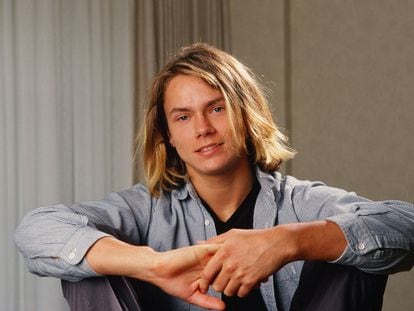 El actor River Phoenix, en 1988 en Los Ángeles.