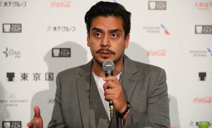 Jayro Bustamante durante la presentación de "La Llorona".