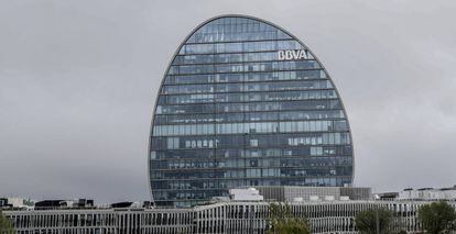 La sede de BBVA en Madrid, conocida como La Vela.