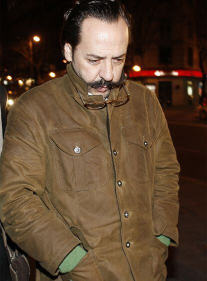 Álvaro Pérez, al salir de la Audiencia Nacional el pasado febrero.