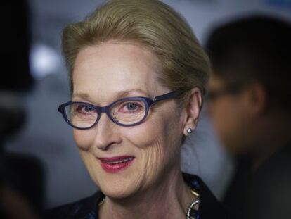 Meryl Streep en un evento reciente en Nueva York. CORDON PRESS