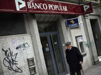 Oficina de Banco Popular en Madrid.