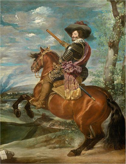 'Gaspar de Guzmán, conde-duque de Olivares, a caballo', de Velázquez, en el Museo del Prado.