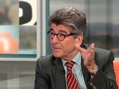Manuel Ludevid en una entrevista en TV3.