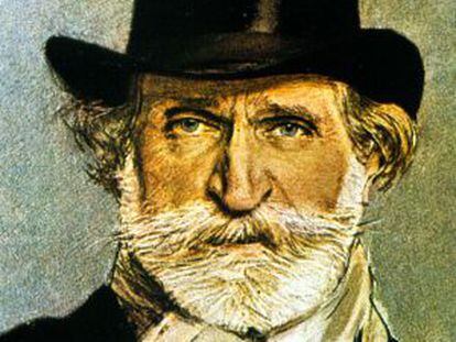 Giuseppe Verdi retratado por el pintor Giovanni Boldini.