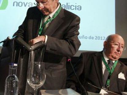 De izquierda a derecha, Julio Fern&aacute;ndez Gayoso y Mauro Varela. 