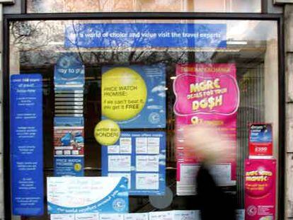 Una agencia de Thomas Cook en Marble Arch, en Londres.