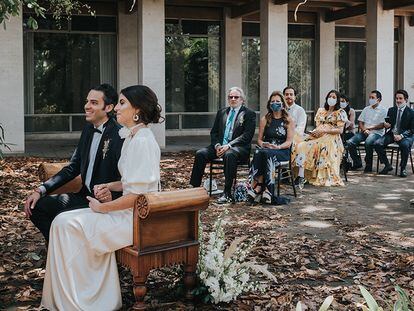 Así celebraron su boda de 16 invitados Mónica y Carlos el pasado mes de mayo en Guatemela.