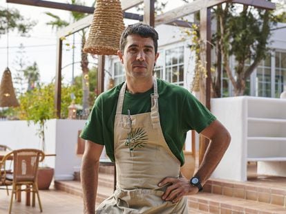 El cocinero Álvaro Sanz, de Es Tragón, en Ibiza, en una imagen proporcionada por el restaurante.