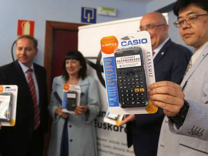 La nueva calculadora sensible con los idiomas españoles