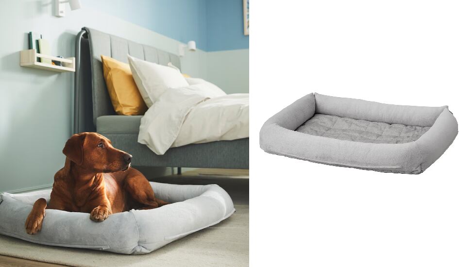 Una cama para mascotas de Ikea de talla L. 
