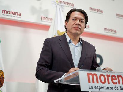 El dirigente nacional de Morena, Mario Delgado, en una imagen de archivo.