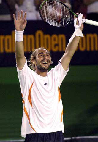 Marcos Baghdatis, eufórico.