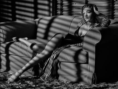 Gigi Hadid, fotografiada por Albert Watson para el Calendario Pirelli 2019.
