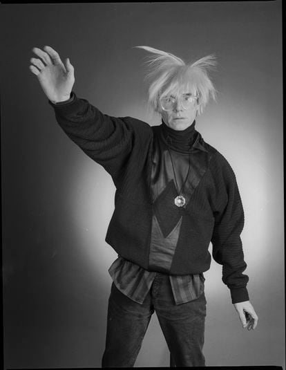 Warhol retratado por Makos. 