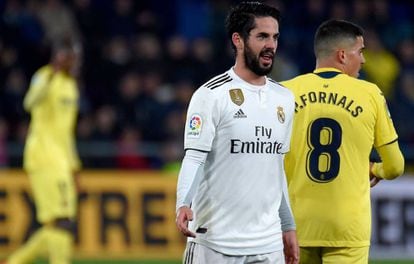 Isco, en el partido ante el Villarreal.