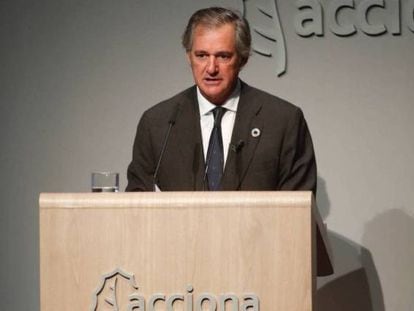 José Manuel Entrecanales, presidente ejecutivo de Acciona.