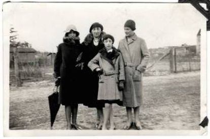 Familia de Claudia Samter, antes de ser deportada por los nazis.