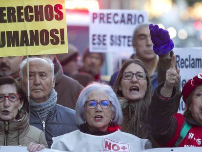 Marcha contra la precariedad laboral en Madrid