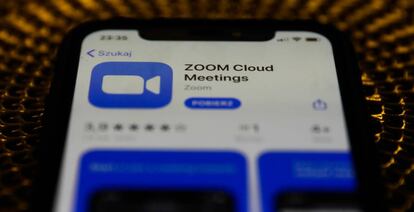 Aplicación de Zoom.