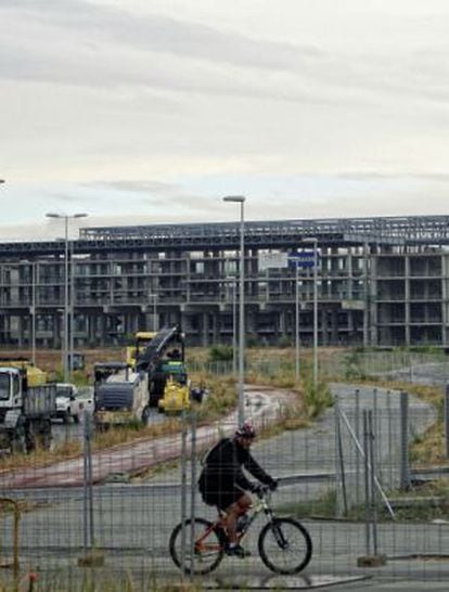 Estado de las obras del centro acuático.