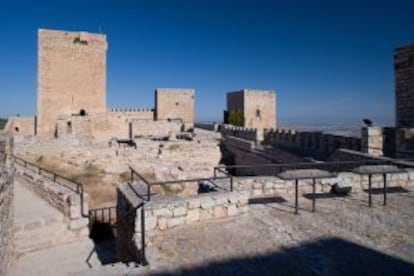 Interior del castillo de Santa Catalina, de Jaén.