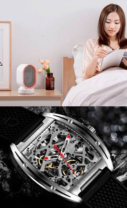 El nuevo calefactor y reloj mecánico de Xiaomi