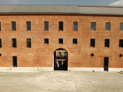 Patio del Centro Cultural Conde Duque de Madrid.