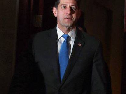 El presidente de la Cámara de Representantes, Paul Ryan. 