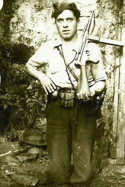 Nicanor Fernández, uno de los guerrilleros más jóvenes de la resistencia. Fue ejecutado el 11 de diciembre de 1959 en un patio de la cárcel.