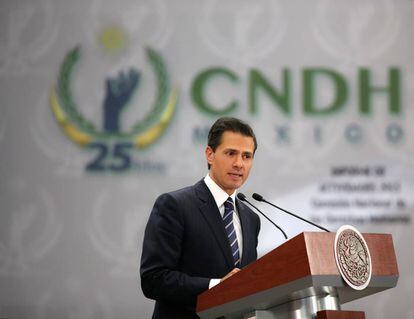 El presidente de M&eacute;xico, Enrique Pe&ntilde;a Nieto