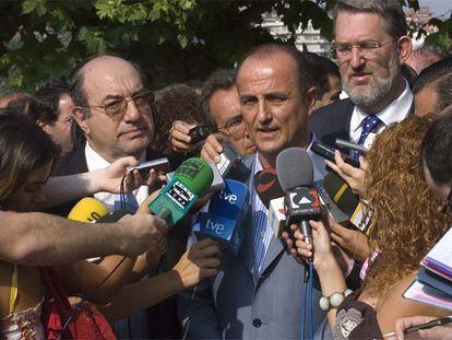 Miguel Sebastián, ministro de Industria, durante los cursos de la Universidad Menéndez Pelayo.