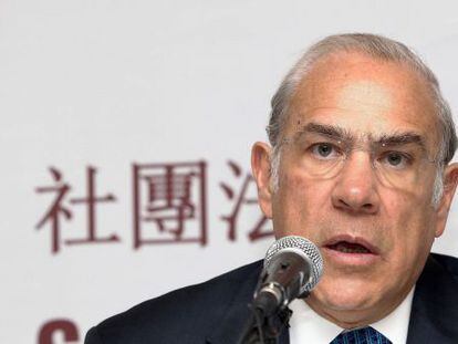 El secretario general de la OCDE, Ángel Gurría.