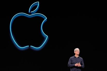 El consejero delegado de Apple, Tim Cook, en una foto de archivo.