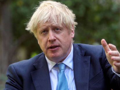 El primer ministro británico, Boris Johnson, este lunes.