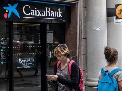 Sucursal de CaixaBank en Barcelona.