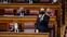 El presidente del Partido Popular, Pablo Casado, durante una sesión de control al Gobierno en el Congreso de los Diputados, en Madrid. En vídeo, Casado sigue sin desvelar el voto del PP en la moción de censura.