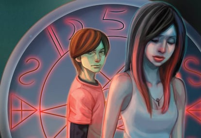Detalle de la portada 'A second chance at Sarah'.
