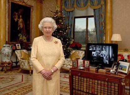 Isabel de Inglaterra, durante su último discurso de Navidad.