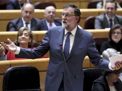 Sesi&oacute;n de control al Gobierno en el Senado. Rajoy(DVD 887)