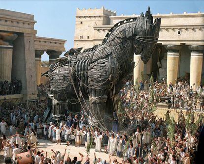 Una imagen de la película 'Troya' (2004), de Wolfgang Petersen.