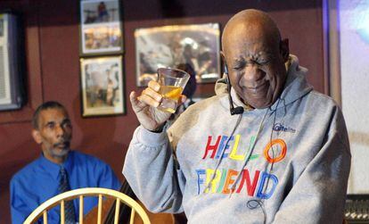 Bill Cosby, en su actuación en el LaRose Jazz Club de Philadelphia este lunes.